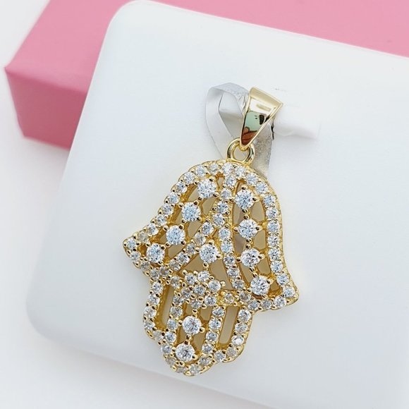 "925 Sterling Silver Cubic Zirconia Pendant, U19254461 - Picture 4 of 11